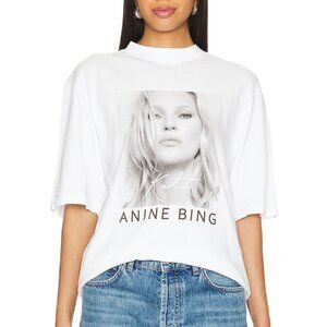 Anine Bing Avi Kate Moss Cotton T-Shirt
